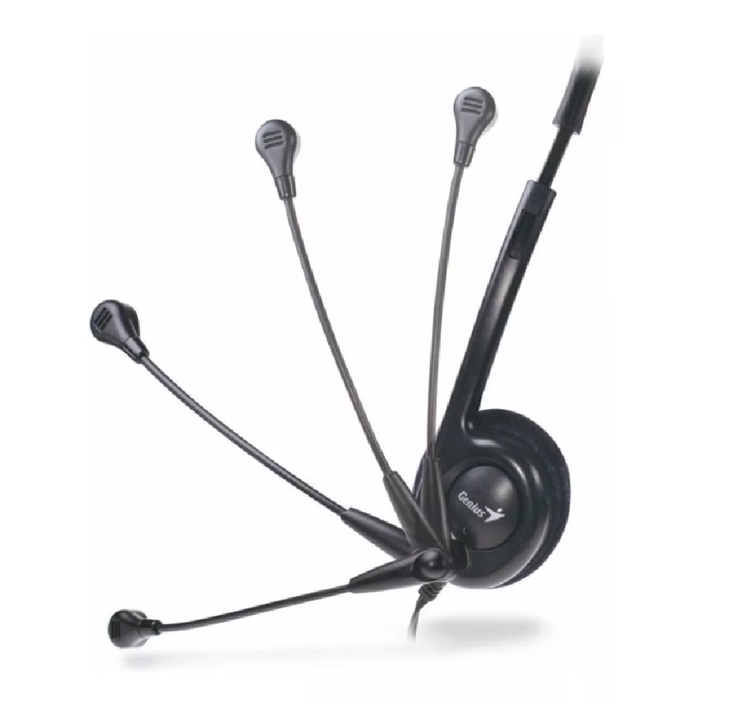 Auricular Genius con micrófono para PC HS200C – UPDATE.TECNO