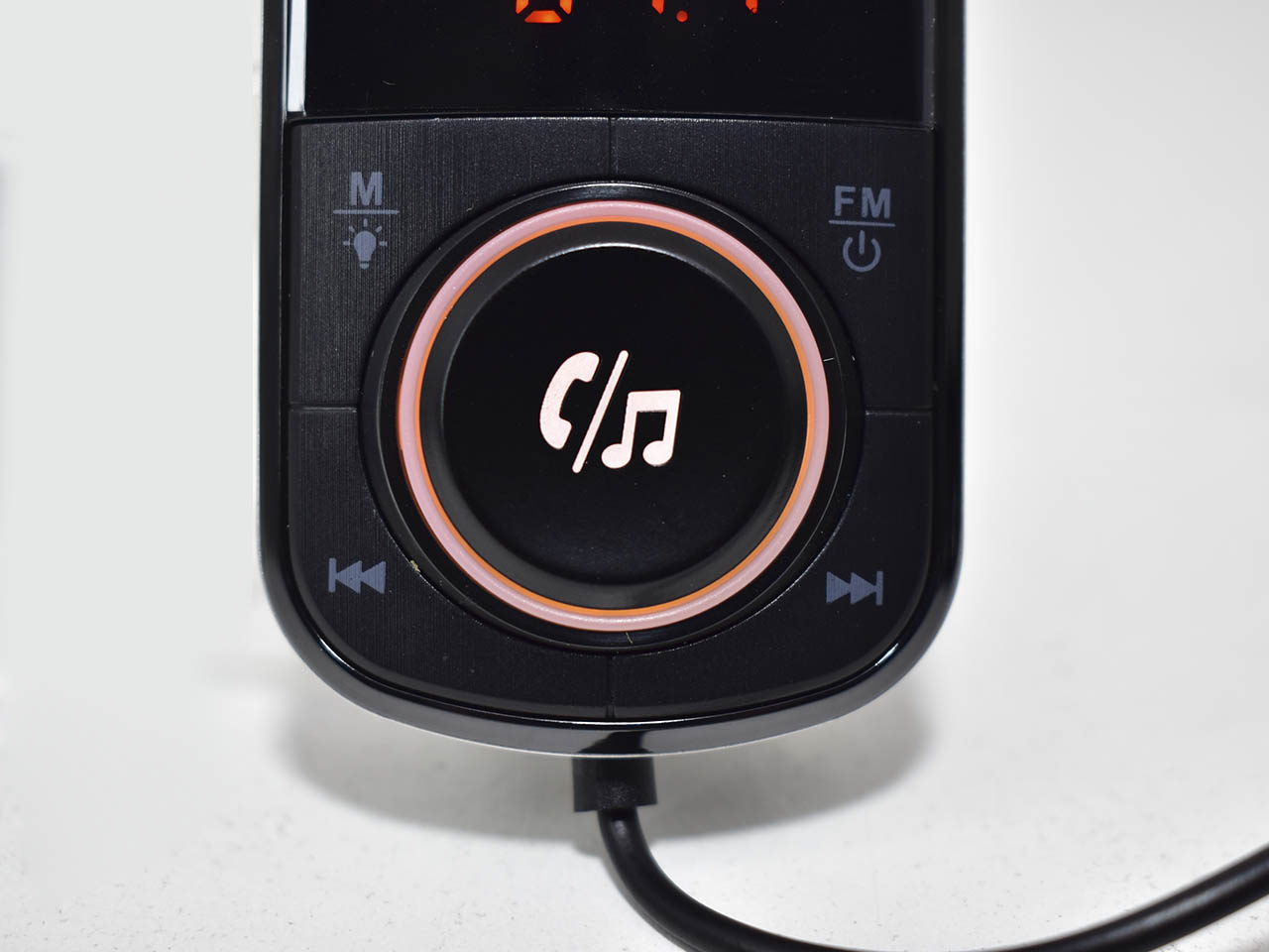 Transmisor FM Bluetooth, USB + Cargador de coche USB C, 30W, Muvit - Spain